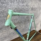 Vintage Bianchi Campione D italia Road Bike Frame 55cm Celeste Italy 700c 130mm