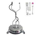       24   Pressure Washer Surface Cleaner 4900psi Steel Dual Handle Surface Cleaner