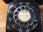 Vintage Black Rotary Phone Stromberg Carlson Desk Telephone Retro