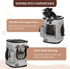 Portable Dog Cat Backpack Outdoor Pet Carrier Front Travel Mesh Breathable Bag