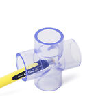 Upvc pvc Pipe Fitting Tee straight cap elbow Plumbing Coupling Id 20-110mm Clear