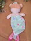Douglas Baby Lovey Teether Plush Mermaid Doll Soft Security Blanket  6391