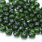 60pcs Faceted Crystal Beads Clear 8mm Glass Bead For Diy Bracelet Jewelry Making