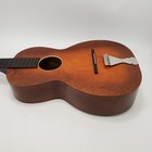 Early Regal Parlor Guitar W original Ebony Saddle Tailpiece Tweed Hard Case Read