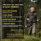 Lcd Waterproof Metal Detector Professional Rechargeable Gold Detector Foldable