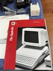 Vintage Apple Iic Computer W Monitor  Stand  Power Supply  Cords  Manuals  Works