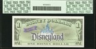 Pcgs 65  2001 Disney Dollar  1 Sorcerer Mickey Mouse Disneyland 1955 Banknote