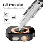 For Apple Watch Series 8 9 Screen Protector Case Iwatch Ultra 49mm Pc Full Cover