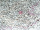 1925 Vintage Map Of England Cornwall Midlands London   Wales   Great Britain