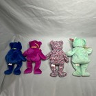 4  2000   s Colored Teddy Ty Beanie Babies Group
