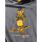 Polo Ralph Lauren Kids Polo Bear Skiing Hoodie Blue Xl 16 Sweatshirt