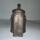 Antique Vintage Cast Iron    bank    Coin Bank 