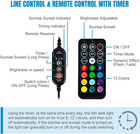15 Inch Timer Color Fish Tank Led Submersible Aquarium Light With Remote small C