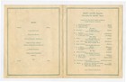 Vanderbilt Hotel Diner De Luxe Menu Concert Program New York City November 1926