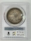 1866 Seated Liberty Silver Dollar With Motto  Pcgs  Xf40