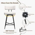 26  Swivel Bar Stools Set Of 4 Counter Height Barstools For Kitchen Island White