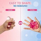 Tyarcox 4 Pcs Coconut Oil Squishy  Shapeable No-rebound Stress Relief Ball  F   