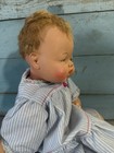 Vintage Ideal Toy Co Thumbelina Baby Doll 1960s 14  - Redressed- As Is