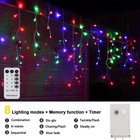 Christmas 96-960 Led Snowing Icicle Lights Bright Xmas Tree Indoor Outdoor
