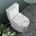 Marble Lid Cover And Toilet Tank Lid Cover Set Of 2modern Marble Print Toilet T