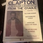 Vintage Eric Clapton Album Promo Ad Poster From The Cradle 1995 Advertisement 