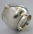 Stunning 112g Italian 800 Solid Silver Cream Jug 1973 Brandimarte Arts   Crafts