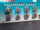 Life Like Trains Scene Master Flat Car Load Palletized Boxes 1665 Ho Scale