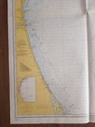 Original Antique Map Nautical Chart Charleston Light To Cape Kennedy Hilton Head