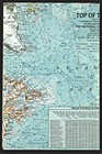 1965-11 November Vintage Original Top Of The World National Geographic Map  378 