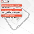 Auto Transmission Filter Kit Fits For Ford Lincoln Mercury Ft105 W  Gasket