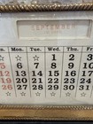 Vintage Italian Sterling Silver 925 Perpetual Desk Calendar  8  X 6 1 2 