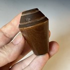 Vintage Wooden Lamp Finial Hardware Retro Art Deco Mid-century Regency Scandi
