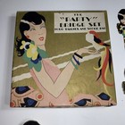 1920   s Art Deco Bridge Score 4 Pad Books   Box Pretty Lady Original Complete
