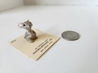 New Hagen Renaker Vintage Figurine Sotting Standing Gray Field House City Mouse