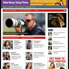 Make Money Taking Photos Website Beautifully Designed Mobile Responsive Theme