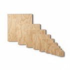 12mm  1 2   Baltic Birch Plywood Square     Unfinished Wood Square  Diy Crafts