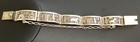 Jay Boyd  Native American Sterling Silver Story Telling Bracelet  Size 6 1 2   
