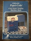 Pepsi Cola Coin Sorter Bank W original Box   Packaging 1996 Vintage New