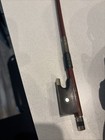 Vintage A Schmidt Violin Bow Brazilwood Ebony Frog 4 4 No Hair