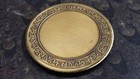 Baseball Diamond Antique Bronze Coin Card Guard