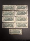 1976 Two Dollar Bill - Eighteen Circulated 1976 Series  2 Bills