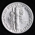 1940-d Mercury Silver Dime Au Free Shipping 
