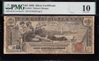 1896  1 Educational Silver Certificate  Pmg 10  Free Shipping  31734319