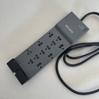 Belkin Be112230-08  12 Outlet Slim Surge Protector Power Strip  8ft Cord Outlets