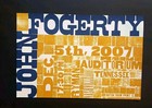 John Fogerty Ryman Hatch Show Print 2007 Nashville Concert Poster Creedence Ccr