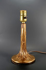 Vintage Brass Tree Table Lamp Golden Stub Branch Mcm Tiffany Style Lighting 10 