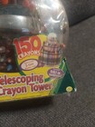 Vtg 2007 Crayola Telescoping Tower 3-tier Storage 150 Crayon Colors - Sealed