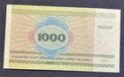 Belarus 1000 Roubles Uncirculated Banknote  1998