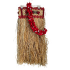 2 Real Grass Hula Skirts 24   34    W  Leis Adjustable Luau Costume