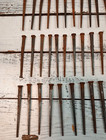 Vintage Antique Nails Square Head Lot Of 100 Rusty Barn Find 3 